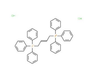 2-Butene-1,4-bis(triphenylphosphonium chloride) (CAS 106423-29-4) - chemical structure image