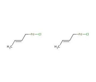(2-Butenyl)chloropalladium dimer (CAS 12081-22-0) - chemical structure image