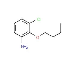 2-Butoxy-3-chloroaniline - chemical structure image
