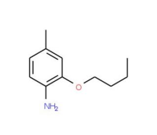 2-Butoxy-4-methylaniline - chemical structure image