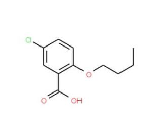 2-Butoxy-5-chlorobenzoic acid - chemical structure image