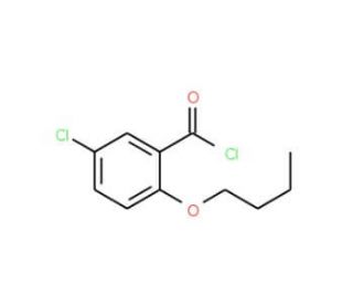 2-butoxy-5-chlorobenzoyl chloride - chemical structure image