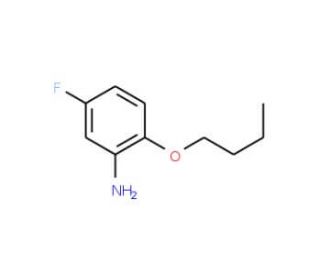 2-Butoxy-5-fluoroaniline - chemical structure image