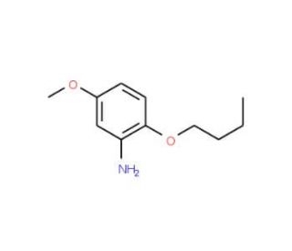 2-butoxy-5-methoxyaniline - chemical structure image