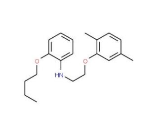 2-Butoxy-N-[2-(2,5-dimethylphenoxy)ethyl]aniline - chemical structure image