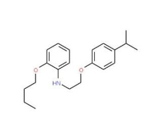 2-Butoxy-N-[2-(4-isopropylphenoxy)ethyl]aniline - chemical structure image