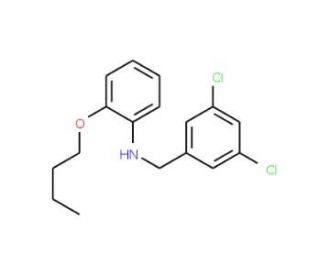 2-Butoxy-N-(3,5-dichlorobenzyl)aniline - chemical structure image