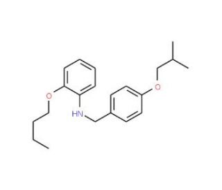 2-Butoxy-N-(4-isobutoxybenzyl)aniline - chemical structure image