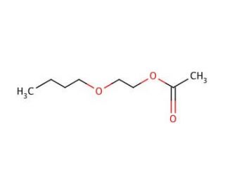 2-Butoxyethyl acetate (CAS 112-07-2) - chemical structure image