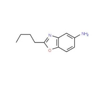 2-Butyl-1,3-benzoxazol-5-amine (CAS 885949-91-7) - chemical structure image