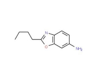 2-Butyl-1,3-benzoxazol-6-amine (CAS 875850-00-3) - chemical structure image