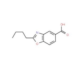 2-Butyl-1,3-benzoxazole-5-carboxylic acid - chemical structure image