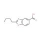 2-Butyl-1,3-benzoxazole-5-carboxylic acid - chemical structure image