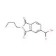 2-Butyl-1,3-dioxo-2,3-dihydro-1H-isoindole-5-carboxylic acid (CAS 96296-39-8) - chemical structure image