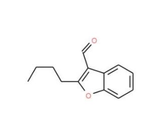 2-butyl-1-benzofuran-3-carbaldehyde - chemical structure image