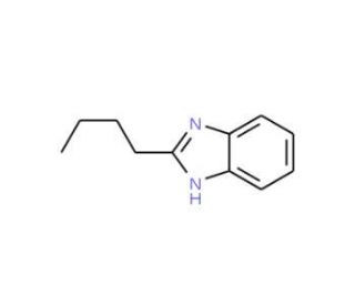 2-Butyl-1H-benzoimidazole (CAS 5851-44-5) - chemical structure image