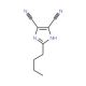 2-Butyl-1H-imidazole-4,5-dicarbonitrile (CAS 114772-25-7) - chemical structure image