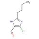 2-Butyl-4-chloro-1H-imidazole-5-carboxaldehyde (CAS 83857-96-9) - chemical structure image