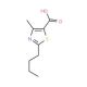 2-butyl-4-methyl-1,3-thiazole-5-carboxylic acid - chemical structure image