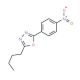 2-Butyl-5-(4-nitrophenyl)-1,3,4-oxadiazole - chemical structure image