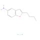 2-Butyl-5-benzofuranamine Hydrochloride (CAS 526196-90-7) - chemical structure image
