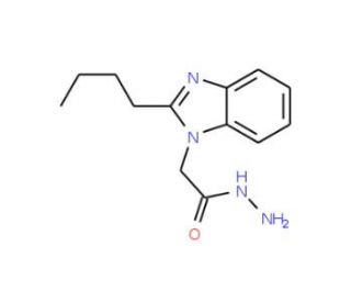 (2-Butyl-benzoimidazol-1-yl)-acetic acid hydrazide - chemical structure image