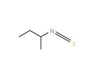 2-Butyl isothiocyanate (CAS 4426-79-3) - chemical structure image