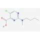 2-[butyl(methyl)amino]-5-chloropyrimidine-4-carboxylic acid - chemical structure image