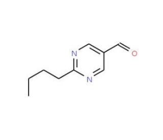 2-Butyl-pyrimidine-5-carbaldehyde - chemical structure image