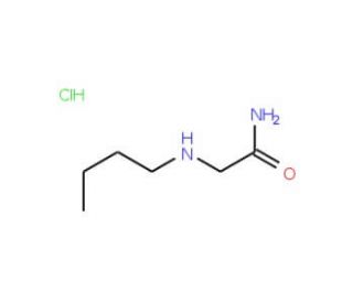 2-(butylamino)acetamide hydrochloride - chemical structure image
