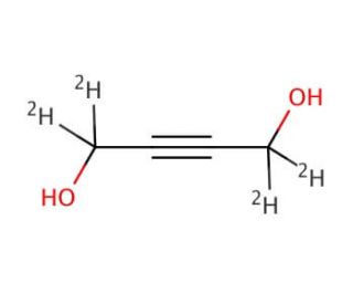2-Butyne-1,4-diol-(1,1,4,4)-d4 (CAS 688790-78-5) - chemical structure image