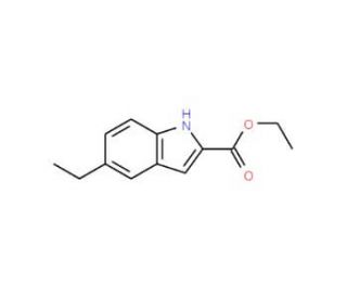 2-Carbethoxy-5-ethylindole (CAS 37033-94-6) - chemical structure image