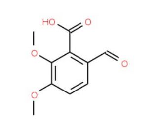 2-Carboxy-3,4-dimethoxybenzaldehyde (CAS 519-05-1) - chemical structure image