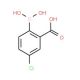 2-Carboxy-4-chlorophenylboronic acid (CAS 850568-07-9) - chemical structure image
