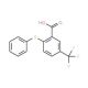 2-Carboxy-4-(trifluoromethyl)diphenylsulphide (CAS 52548-96-6) - chemical structure image