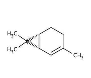 (&plus;)-2-Carene (CAS 4497-92-1) - chemical structure image