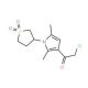 2-chloro-1-[1-(1,1-dioxidotetrahydrothien-3-yl)-2,5-dimethyl-1H-pyrrol-3-yl]ethanone - chemical structure image