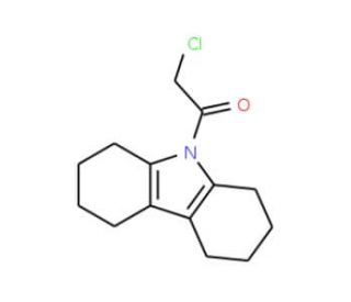 2-Chloro-1-(1,2,3,4,5,6,7,8-octahydro-carbazol-9-yl)-ethanone - chemical structure image