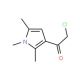 2-Chloro-1-(1,2,5-trimethyl-1H-pyrrol-3-yl)-ethanone (CAS 565195-14-4) - chemical structure image