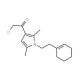2-chloro-1-[1-(2-cyclohex-1-en-1-ylethyl)-2,5-dimethyl-1H-pyrrol-3-yl]ethanone - chemical structure image