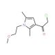 2-chloro-1-[1-(2-methoxyethyl)-2,5-dimethyl-1H-pyrrol-3-yl]ethanone (CAS 379241-47-1) - chemical structure image