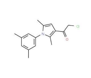 2-chloro-1-[1-(3,5-dimethylphenyl)-2,5-dimethyl-1H-pyrrol-3-yl]ethanone - chemical structure image