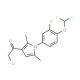 2-chloro-1-{1-[3-chloro-4-(difluoromethoxy)phenyl]-2,5-dimethyl-1H-pyrrol-3-yl}ethanone - chemical structure image