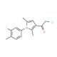 2-chloro-1-[1-(3-fluoro-4-methylphenyl)-2,5-dimethyl-1H-pyrrol-3-yl]ethanone - chemical structure image