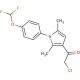 2-chloro-1-{1-[4-(difluoromethoxy)phenyl]-2,5-dimethyl-1H-pyrrol-3-yl}ethanone - chemical structure image