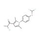 2-chloro-1-{1-[4-(difluoromethoxy)phenyl]-2,5-dimethyl-1H-pyrrol-3-yl}propan-1-one - chemical structure image