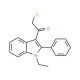 2-chloro-1-(1-ethyl-2-phenyl-1H-indol-3-yl)ethanone - chemical structure image