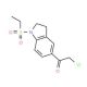 2-chloro-1-[1-(ethylsulfonyl)-2,3-dihydro-1H-indol-5-yl]ethanone - chemical structure image