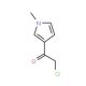 2-chloro-1-(1-methyl-1H-pyrrol-3-yl)ethanone (CAS 126624-55-3) - chemical structure image