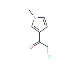 2-Chloro-1-(1-methyl-1H-pyrrol-3-yl)-ethanone - chemical structure image